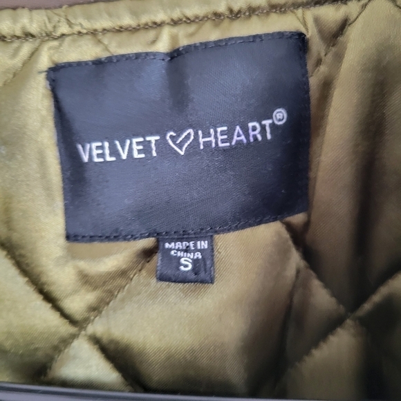 Velvet heart bomber jacket military green - Picture 7 of 8